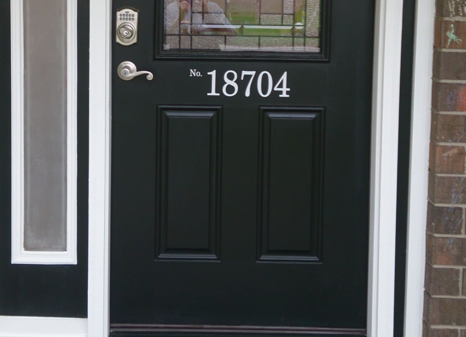 Front Door House Numbers