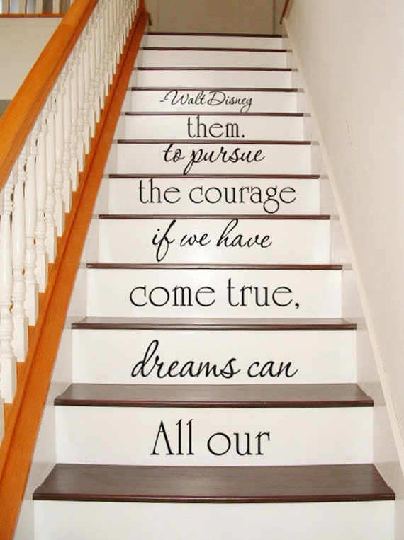 Staircase Stairway Decal Wall decal All our by VillageVinePress
