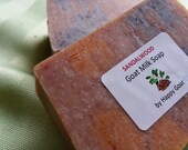 SANDALWOOD-Goat Milk Soap-Bath/Shower Bar by Happy Goat