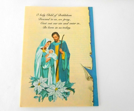 Items similar to Vintage religious Christmas cards boxed 