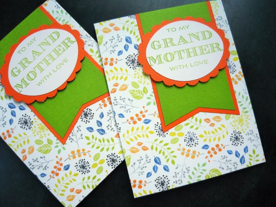 Items similar to Grandmother Gift, Birthday Card for Grandma, Greeting Card for Grandmother