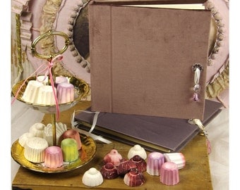 Guest book Note book secret book or guest book velvet