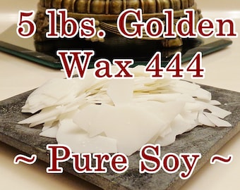 5 Lbs. CANDLE WAX, Soy Flakes (GW 444)