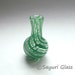 Mini Vase - Green & White stripe :DISASTER RELIEF