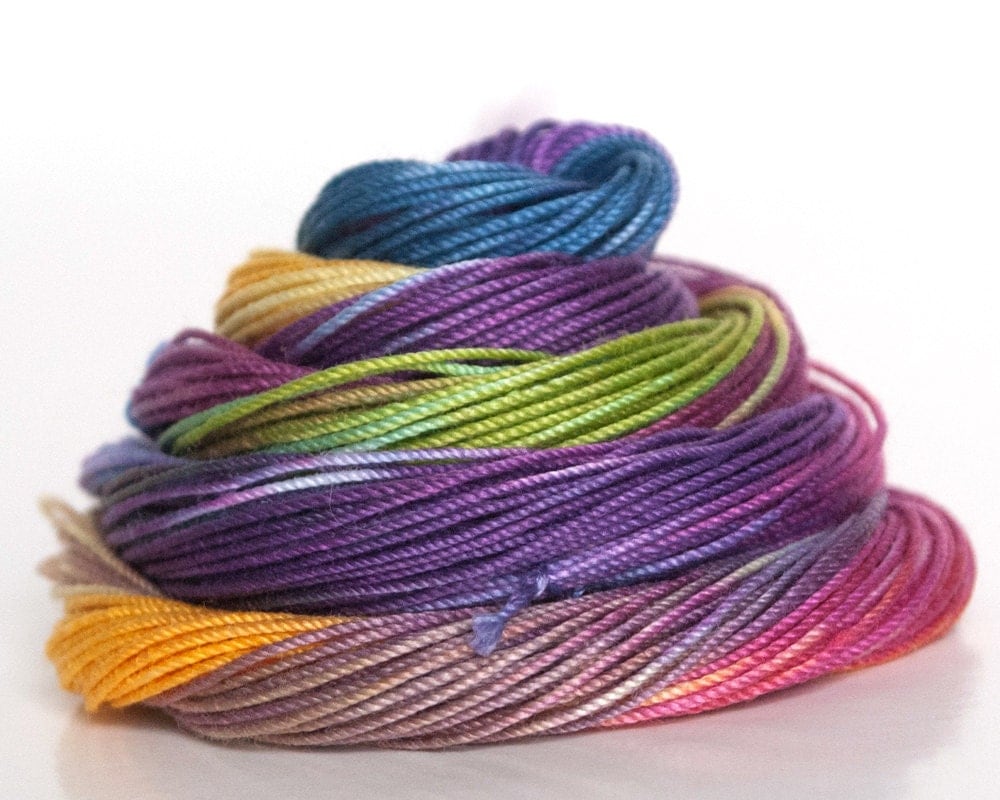 Size 30 hand dyed tatting thread / crochet by BathtubStudios