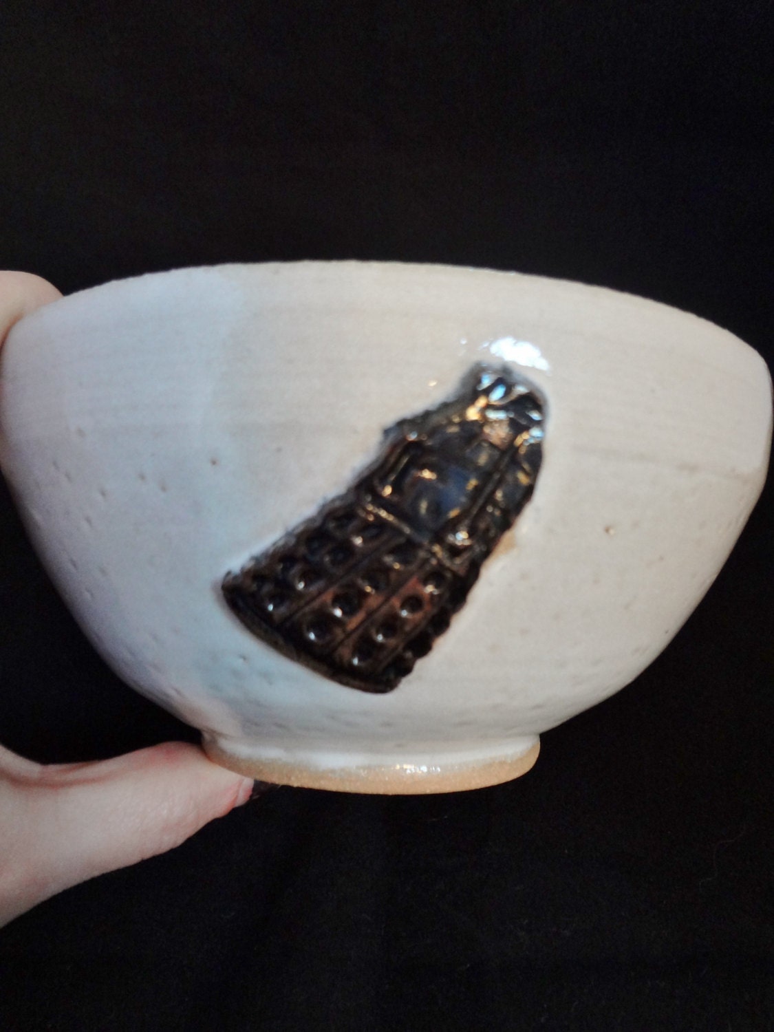 Doctor Who Bowl TARDIS Bowl Ceramic TARDIS Bowl by mckeepottery
