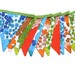 RETRO Vintage Bunting - Floral Doily Lace Flags. Bedroom Wall hanging, Birthday Parties, Market Stall, Party, Shop Banner . Handmade