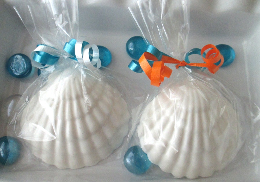 12 Seashell Favors edible seashells beach wedding favors