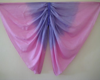 how Costume, Purple Pure make Wings silk  and fairy Fairy Pink wings to Butterfly Silk Wings