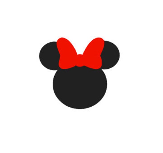 Minnie Head 3 inch Decal by TacoMonday on Etsy