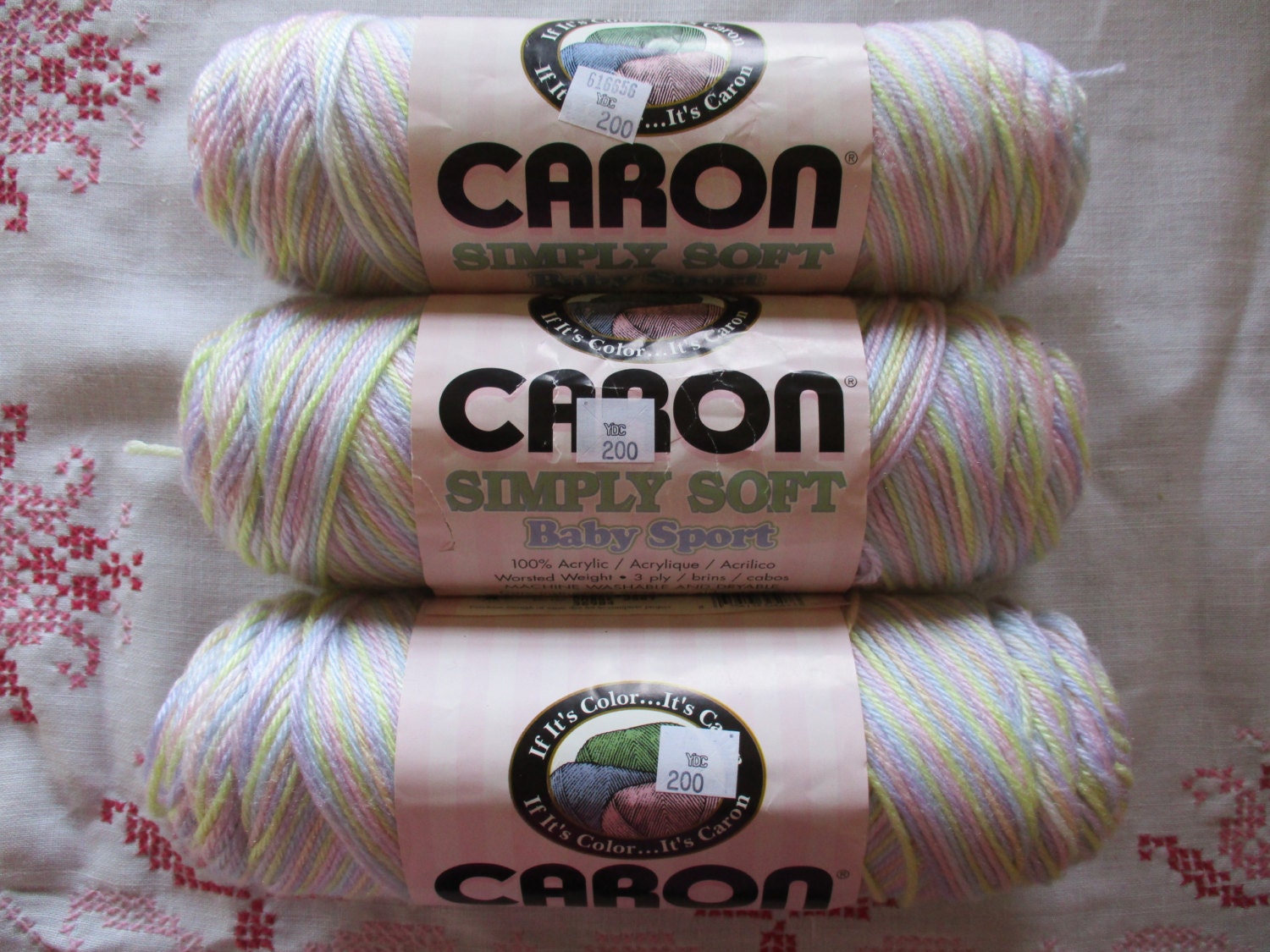 Caron Baby Yarn Simply Soft Baby Sport 3 Ply Ombre Variegated