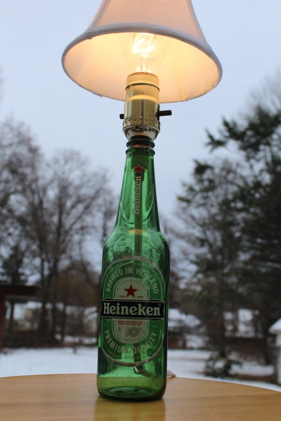 Heineken Beer bottle lamp
