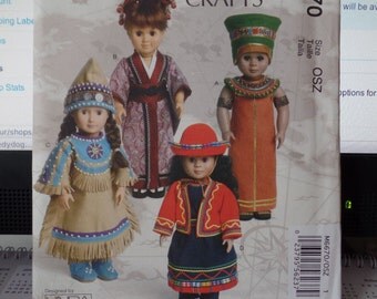 McCalls 6670--262-- 18 inch Doll Clothes sewing pattern