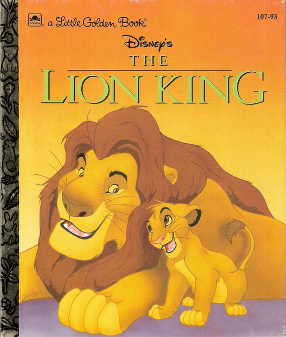 Disney's The Lion King Vintage Little Golden Book