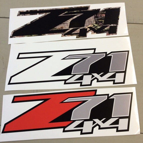 Custom Z71 decal ONLY one by SouthernTreasuresMS on Etsy