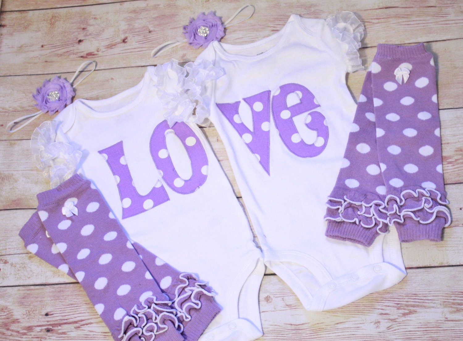 Girl Girl Twin Outfit / Coming Home Outfit / Newborn Twin