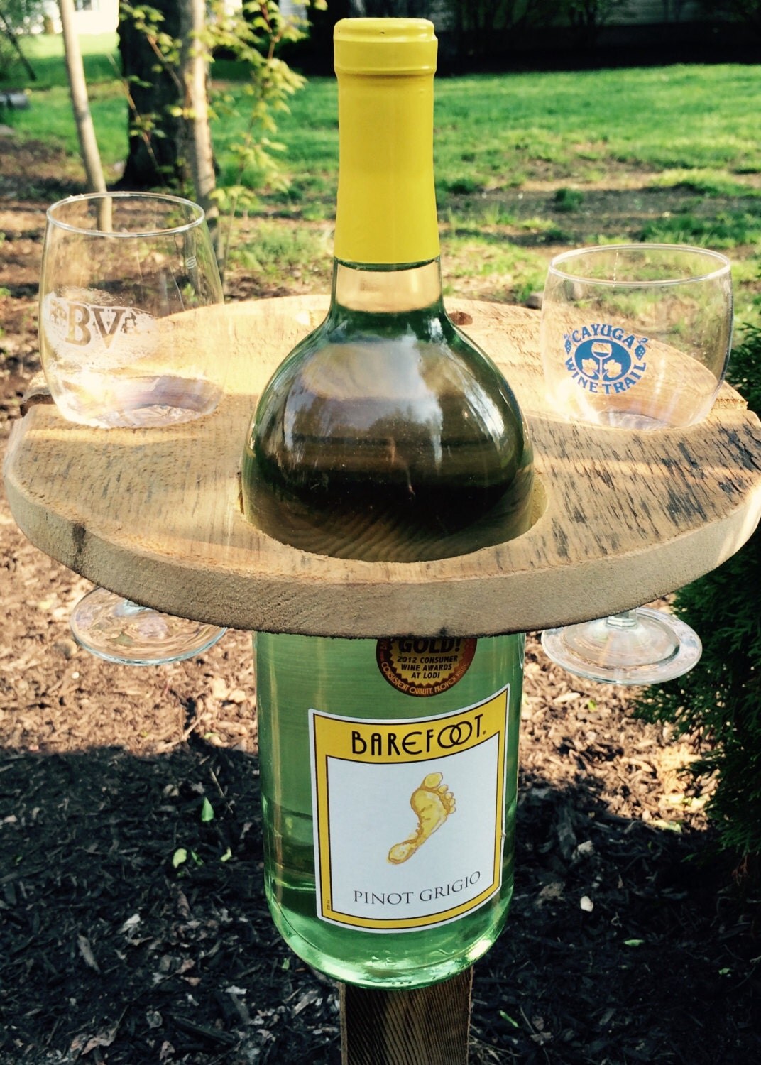 Picnic wine table