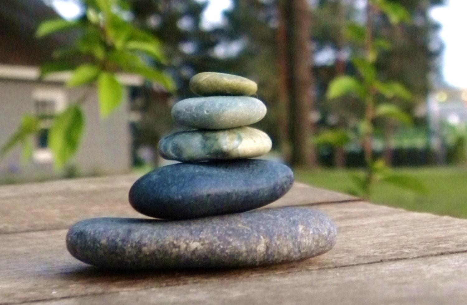 Zen Garden Sculpture Beach Stone Stack 5 Ocean by tuesdaystulips