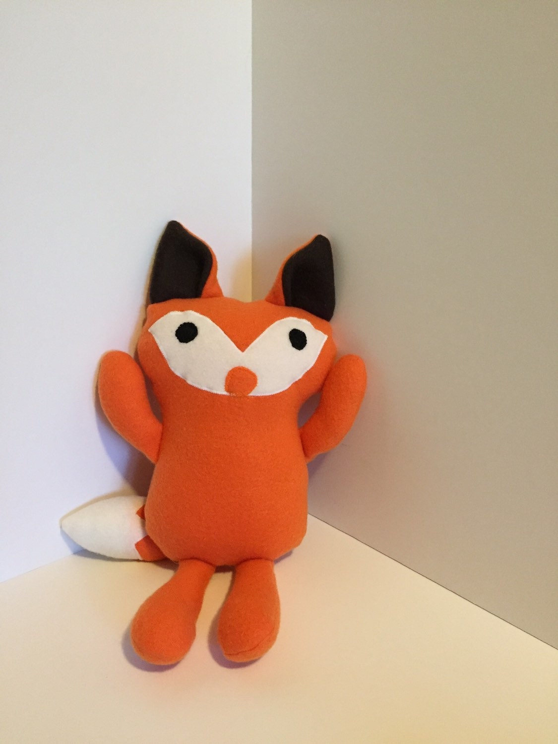 minecraft fox pillow buddy orange