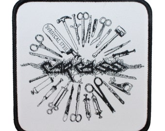 Band Art "Carcass" Surgical Steel Death Metal Music Woven Sew On Applique Patch