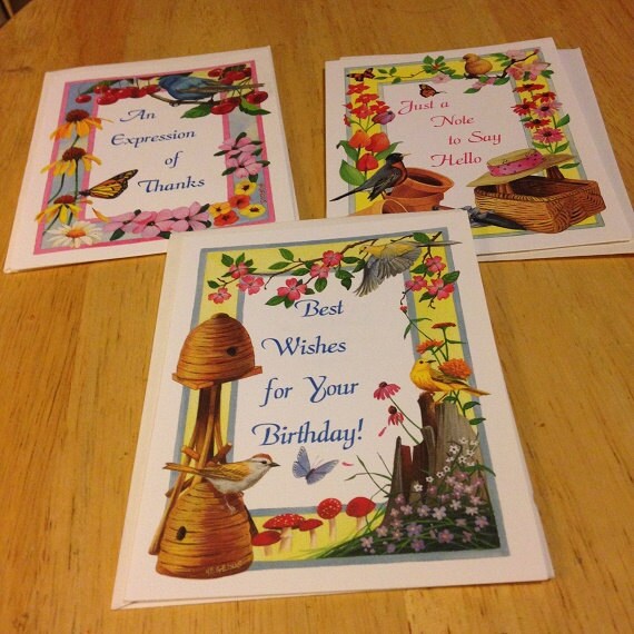 All Occasion Greeting Cards Set of 3