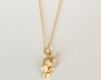 Succulent Cactus Necklace