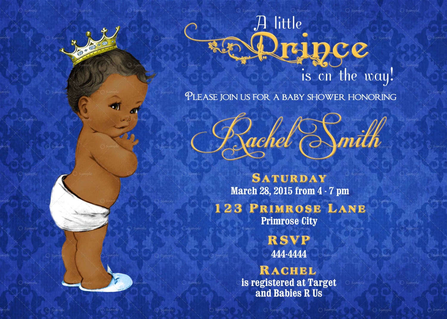 African American Baby Shower Invitations 10