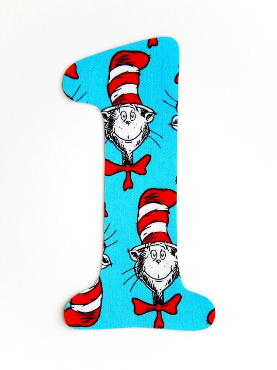 Items similar to Cat in the Hat, Cat Hat Iron On, Cat Hat Applique, Cat