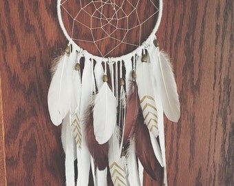Brown and Gold Bohemian dream catcher