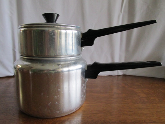 Vintage Aluminum Double Boiler By Granskitchen On Etsy | Hot Sex Picture
