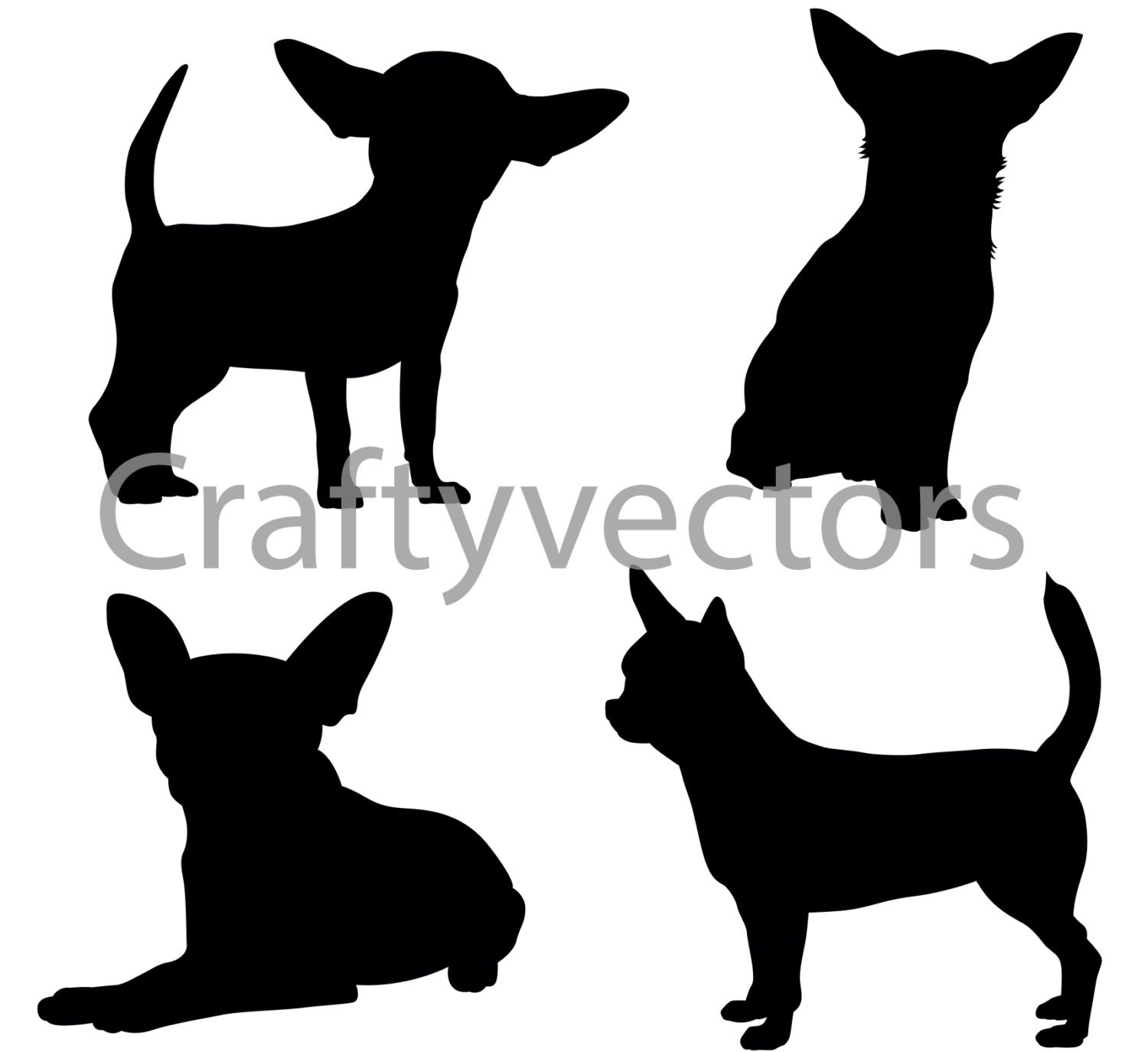 Free Free 139 Chihuahua Silhouette Svg Free SVG PNG EPS DXF File