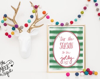 INSTANT DOWNLOAD, Tis the Season to be Jolly, No. 227