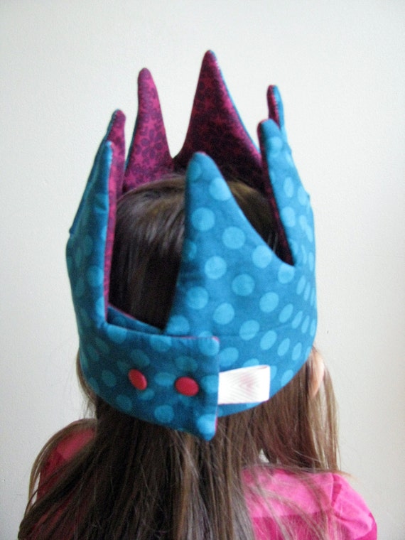 Birthday Parties crown Pretend & dressup fabric crowns