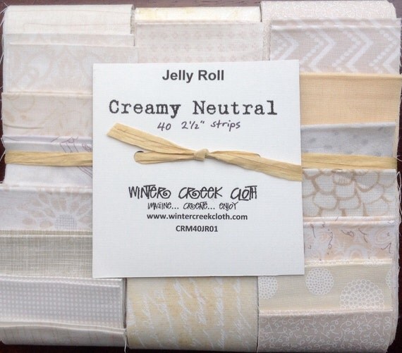 Creamy Neutral Jelly Roll CRM40JR01