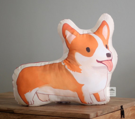 corgi shaped pillow