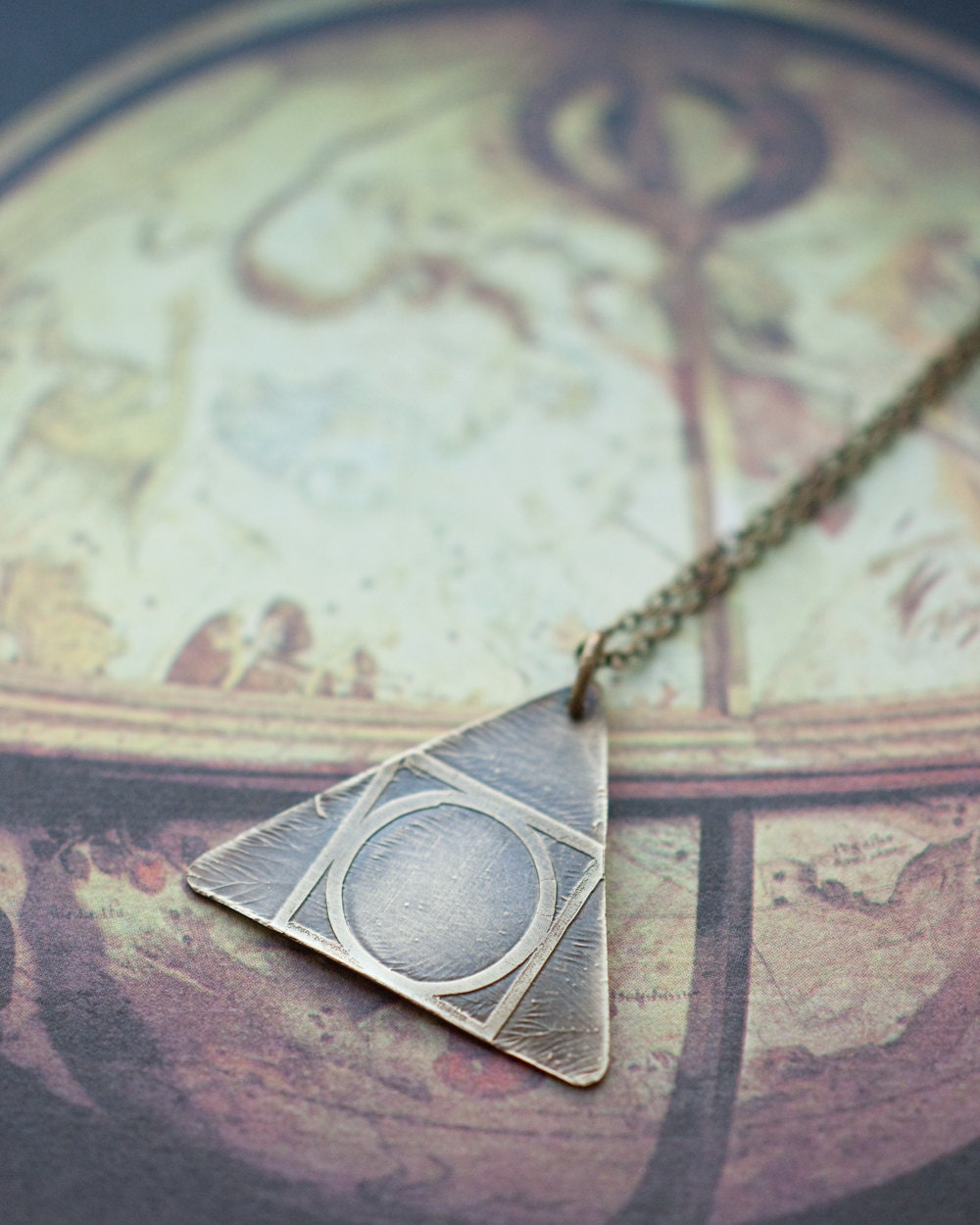 Hermetic Seal of Light Alchemy symbol necklace Quintessence