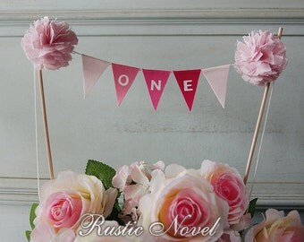 1st Birthday Cake Topper Bunting