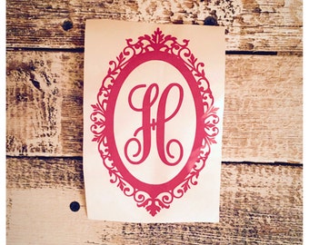 Monogrammed Vinyl Kitchenaid Mixer Decal