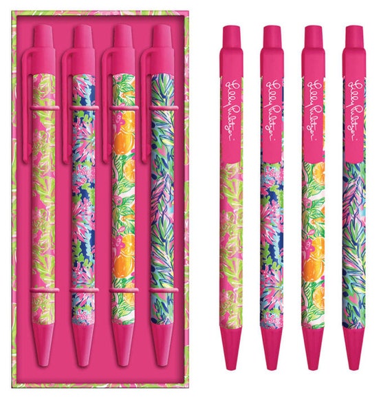 Lilly Pulitzer Pen Set by on Etsy