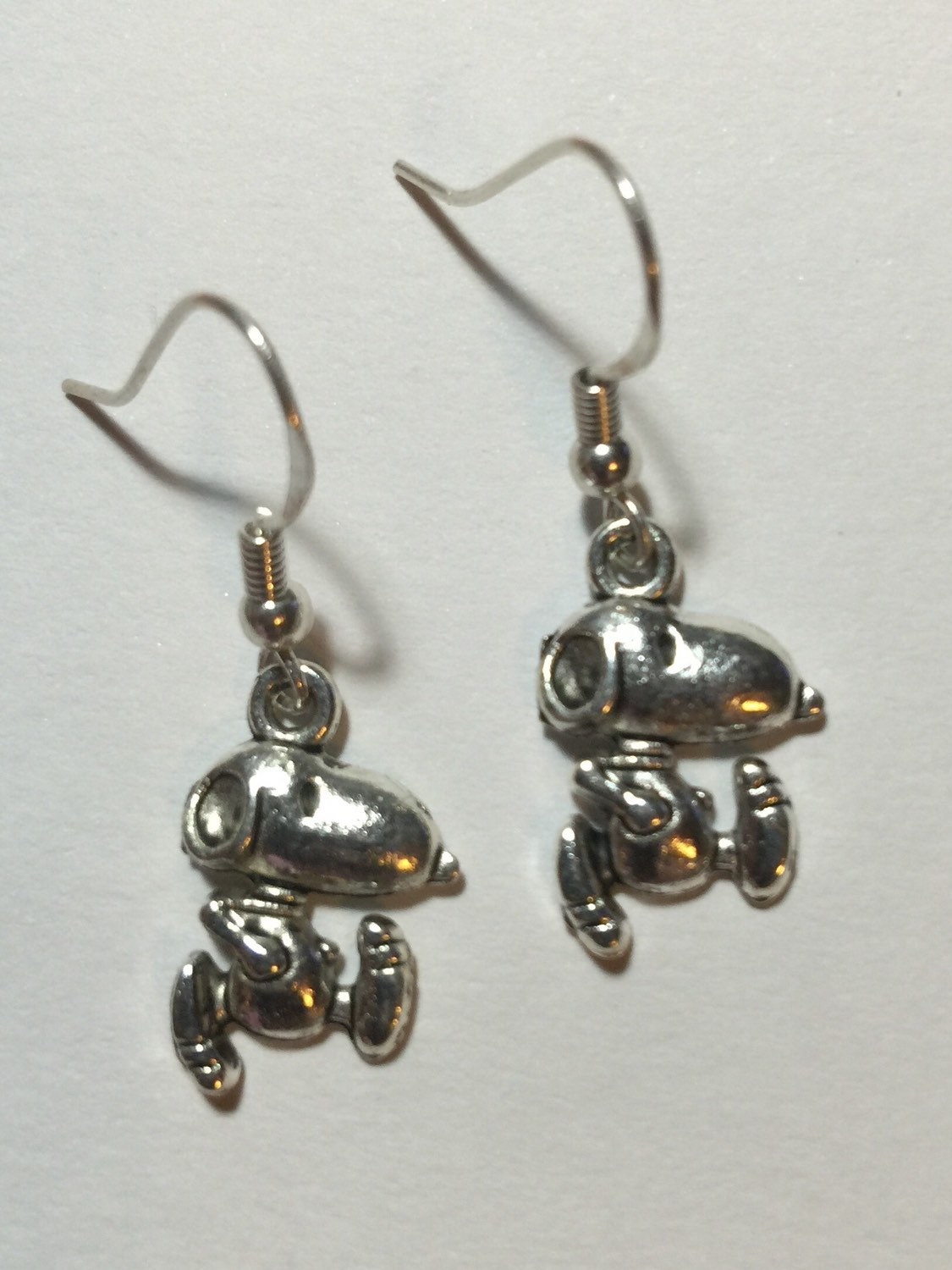 Snoopy Earrings by JewelryandStuffbyLis on Etsy