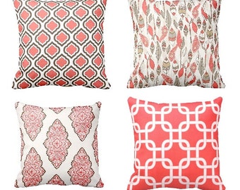 pillows decorative pillowsthrow pillow coral pillows coral throw pillows pillow - Coral Decorative Pillows pillows decorative pillowsthrow pillow coral pillows coral throw pillows pillow - Coral Decorative Pillows
