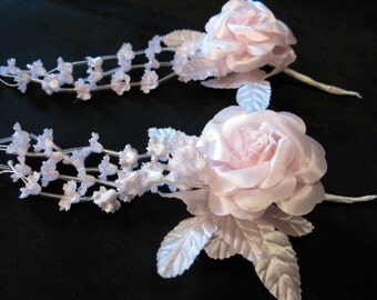 SALE CLEARANCE Flowers Pink Light Shabby Chic Flower