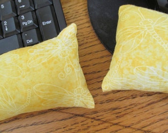 Yellow Dragonfly Wrist Rest, Keyboard Wrist Rest, Mouse Wrist Supports