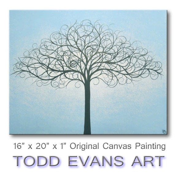 Canvas Painting Wall Art Original Decorative Tree Art