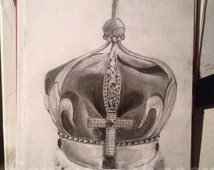 Popular items for crown artwork on Etsy