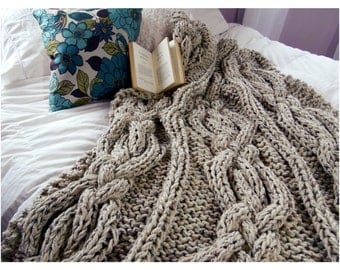 Image result for Oversized Knit Blanket