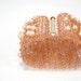 CUSTOM Copper Jewelry SET_ Cuff Bracelet Wire Crochet Wide Cuff Pearl Crystal Beaded & Lace wire Crochet Pearl Earrings