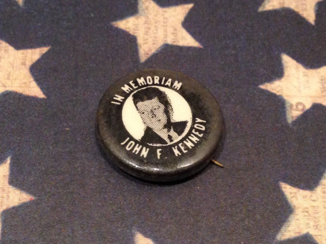 In Memoriam John F Kennedy Pin by 4DogCafe on Etsy