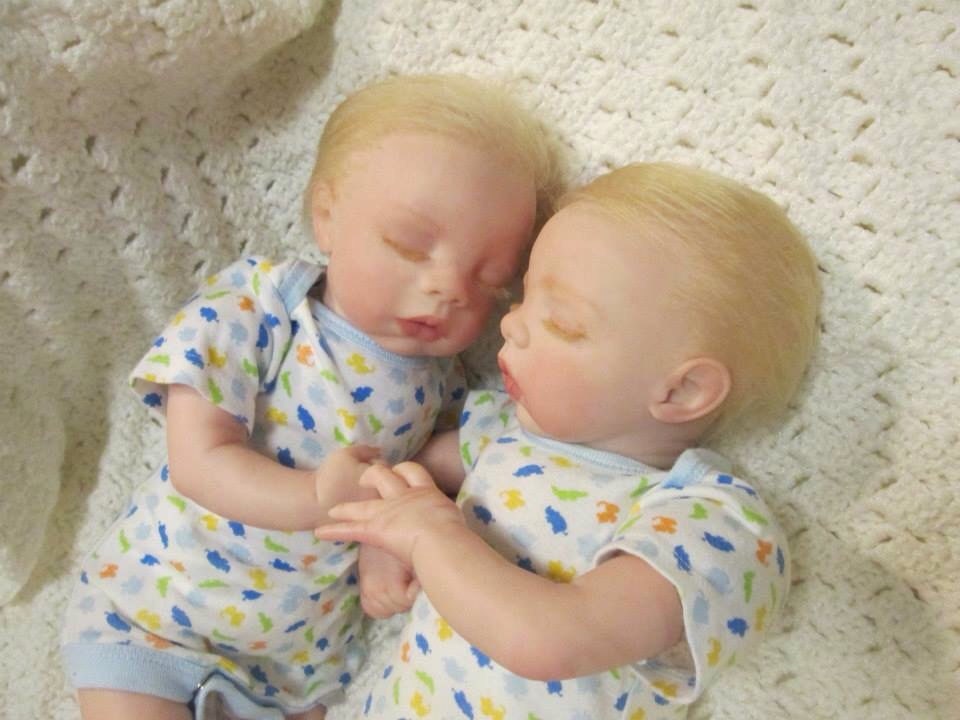 Reborn Twins 2 complete Reborn Dolls and accessories