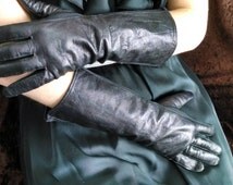 Popular items for leather opera gloves on Etsy